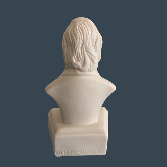 Willis Music Company Chopin Classical Composer Statuette 5” Porcelain Bust - Picture 4 of 7